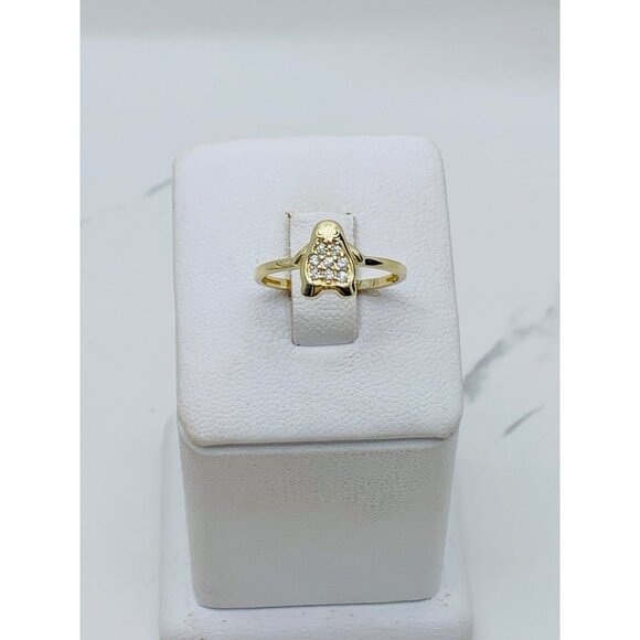 ❤️ 14k solid gold women’s ring ❤️ Size 7 ❤️ Penguin ❤️